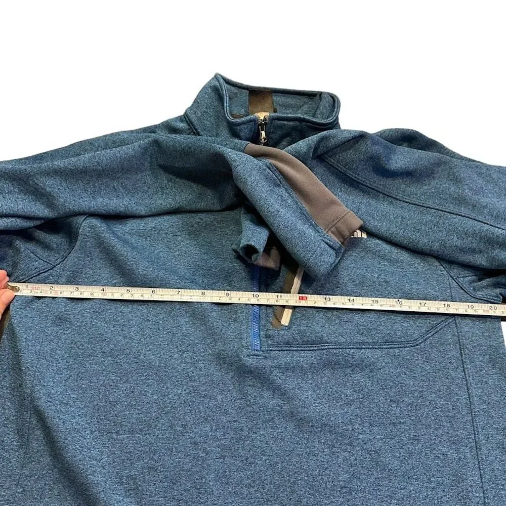 The North Face Blue Canyonlands 1/2‎ Zip Fleece Pullover Jacket Mens M